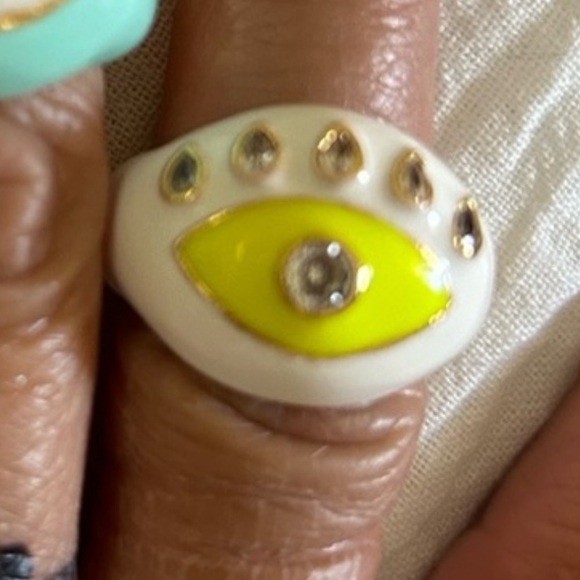 Evil eye 🧿 adjustable rings - Picture 4 of 5